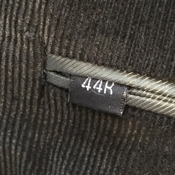 Alan Flusser Corduroy Men's Blazer Size 44R Sports Coat‎ Jacket Dark Green/Brown - Picture 7 of 12